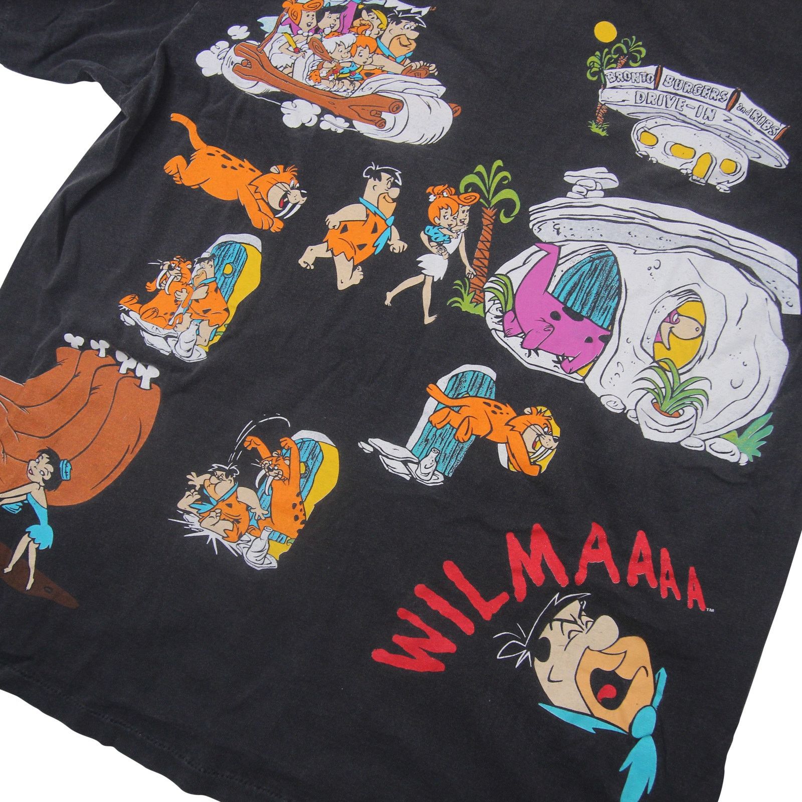 Vintage Vintage 1994 Flint Stones Cartoon Allover Graphic T Shirt Size US XL / EU 56 / 4 - 11 Thumbnail