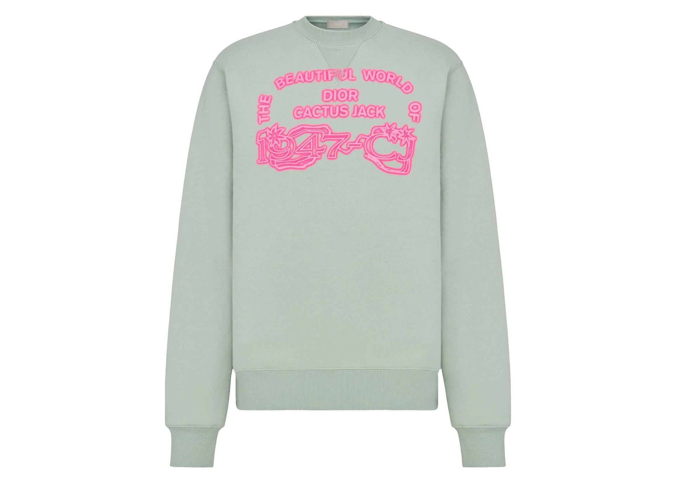image of Dior O1Bcso1Str0324 Sweatshirt In Green, Men's (Size Medium)