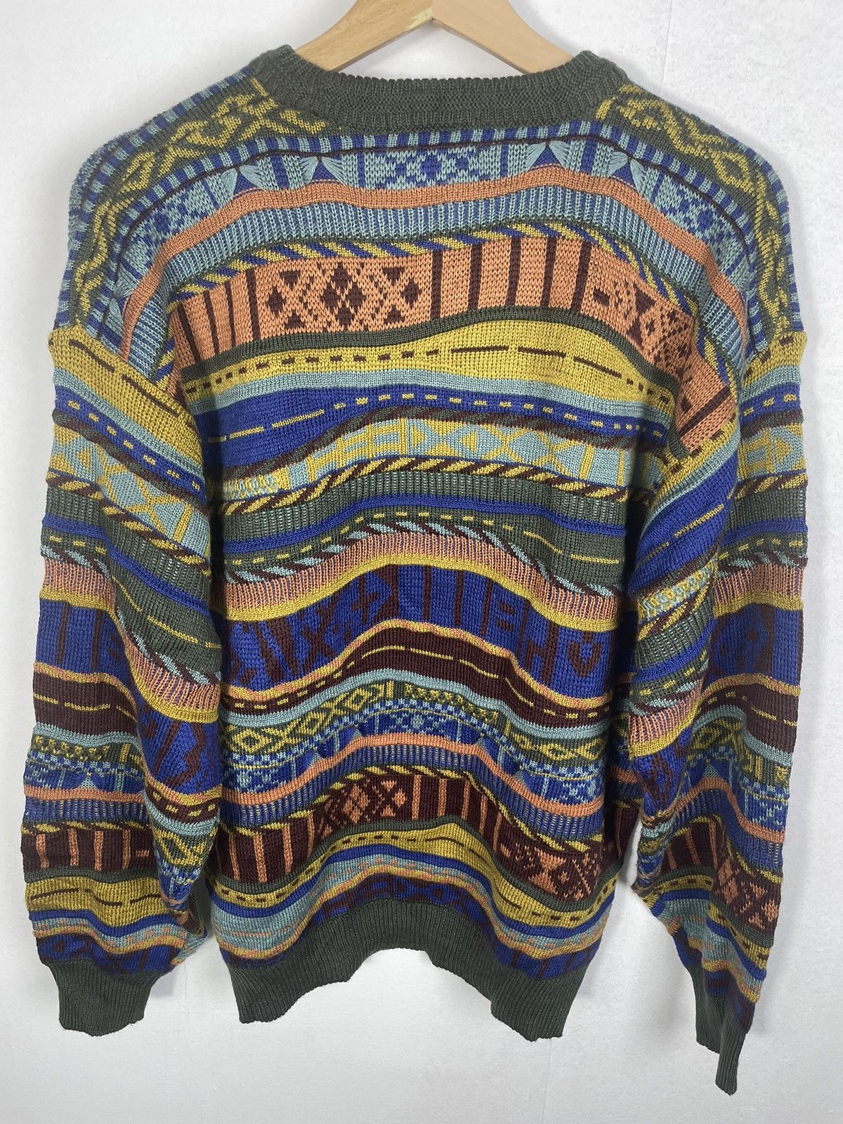 Vintage Japanese Designer with Coogi Inspired Size US L / EU 52-54 / 3 - 3 Thumbnail