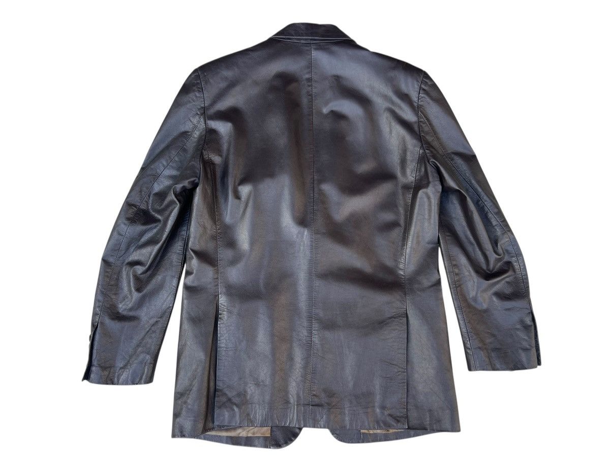 Calvin Klein Vintage CK Calvin Klein Italy Leather Coat Blazer Jacket Size US M / EU 48-50 / 2 - 16 Thumbnail