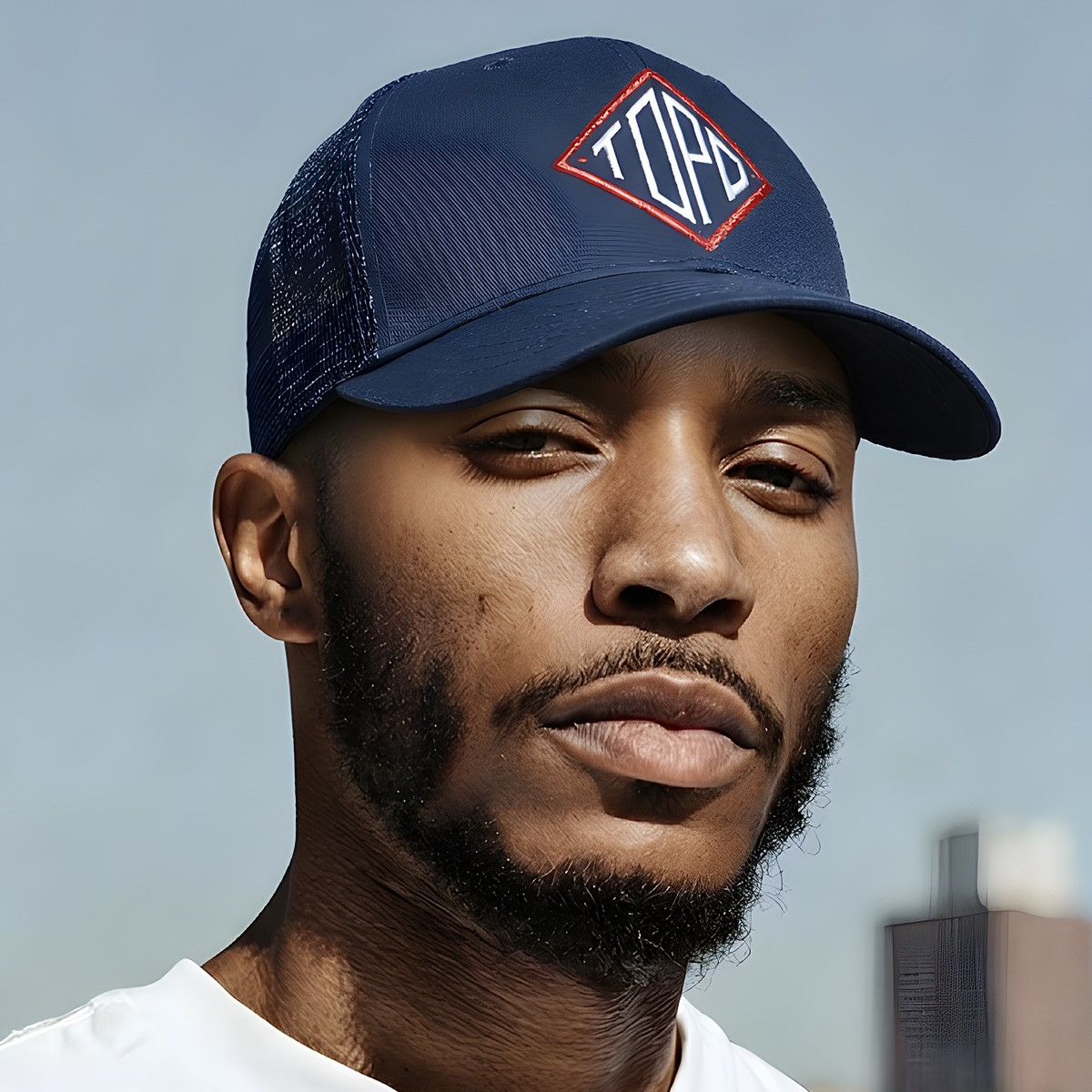 Topo Designs Topo Designs Men’s Blue Logo Trucker Hat Sz O/S Size ONE SIZE - 3 Thumbnail