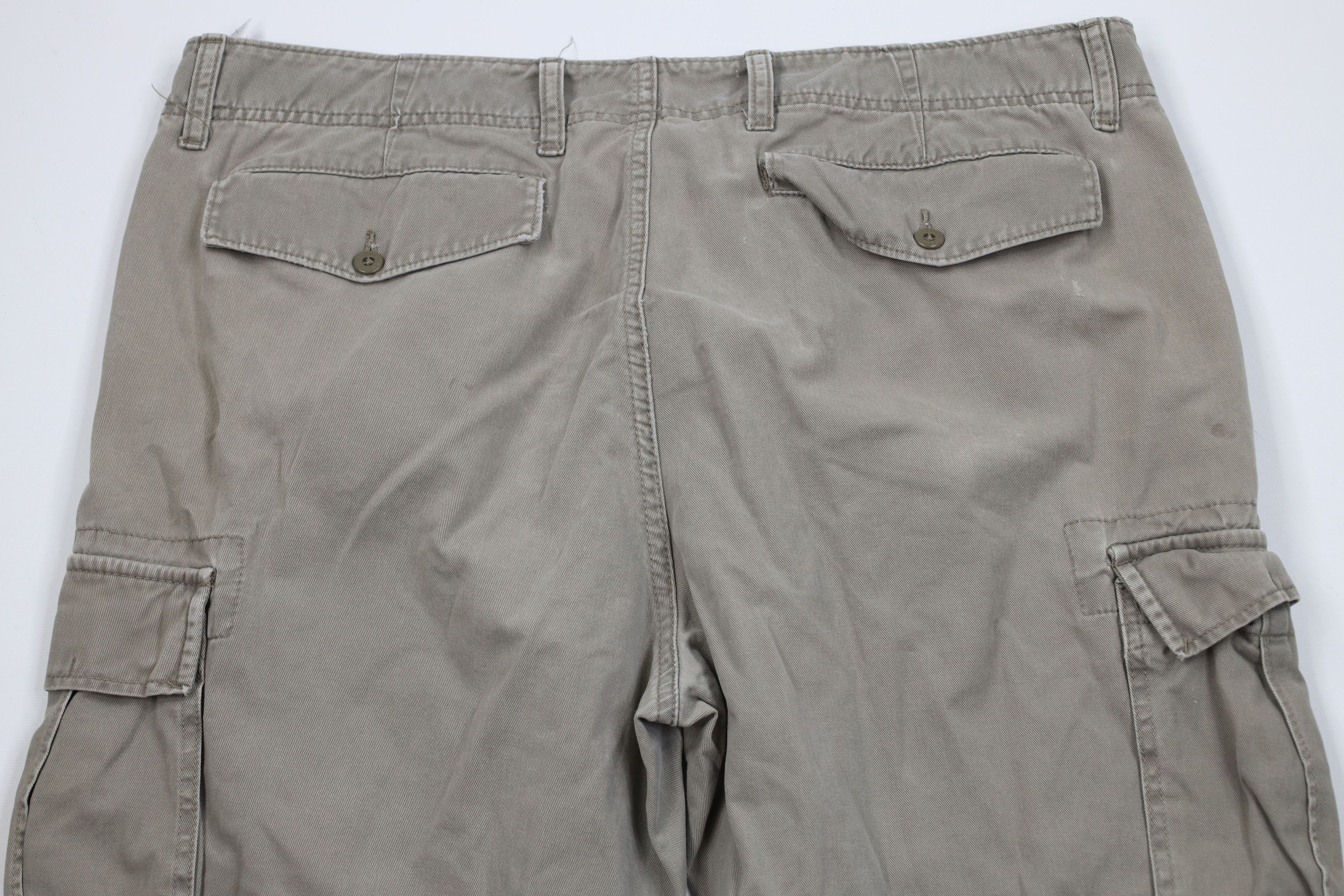 Nautica Vintage 90s Y2K Nautica Baggy Wide Leg Cargo Pants Green Size US 40 / EU 56 - 11 Thumbnail