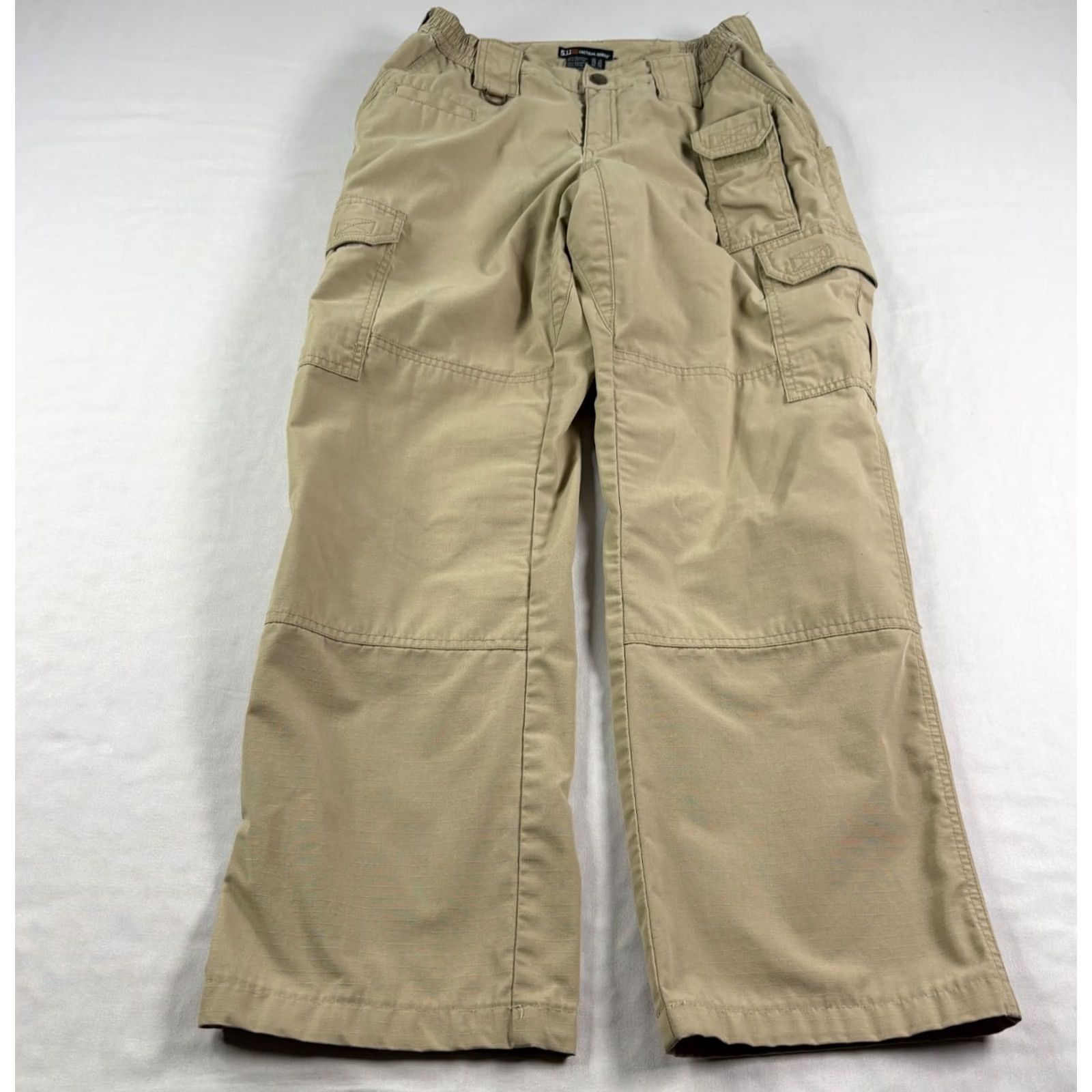 Vintage 5.11 Tactical Pants Womens Size 8 Beige Cargo Taclite Pro Ripstop Utility Pants Women Beige 5.11 Tactical XX Size 30" / US 8 / IT 44 - 2 Thumbnail