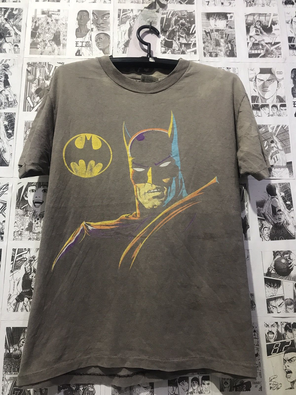 DC Comics × Vintage Vintage Batman Graphics T-Shirt Made In USA Single Stitch Size US L / EU 52-54 / 3 - 1 Thumbnail