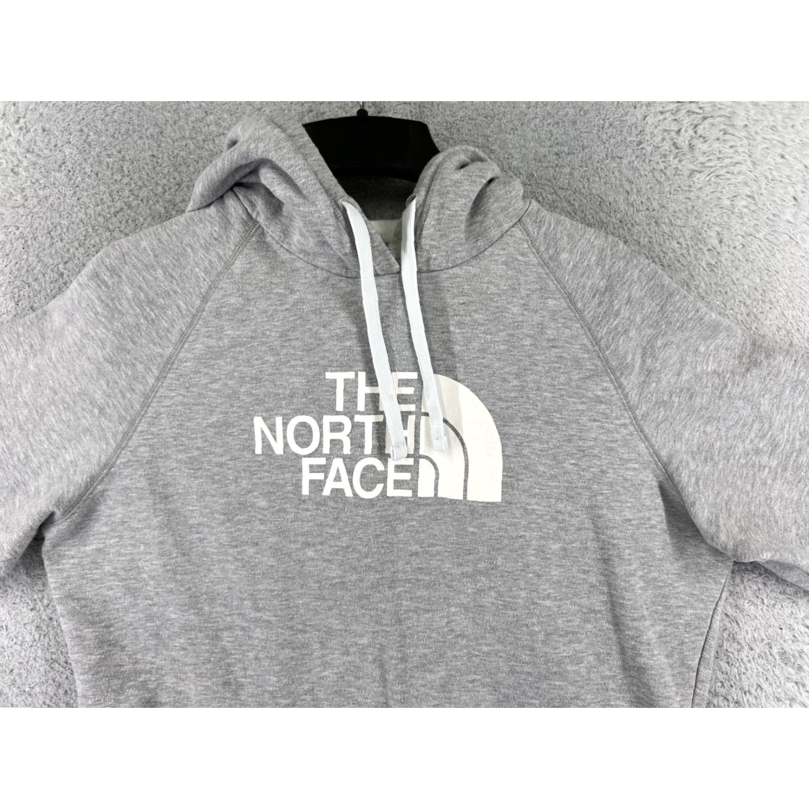 The North Face The North Face Hoodie Womens XL Gray Cotton Blend Jersey Logo Pullover Sweatshirt Crew Neck Seasonal Activewear Sports Size XL / US 12-14 / IT 48-50 - 4 Thumbnail