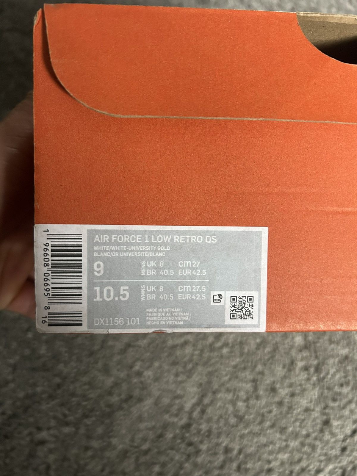 Nike Nike Air Force 1 Low Retro QS West Indies (2023) Size US 9 / EU 42 - 2 Thumbnail