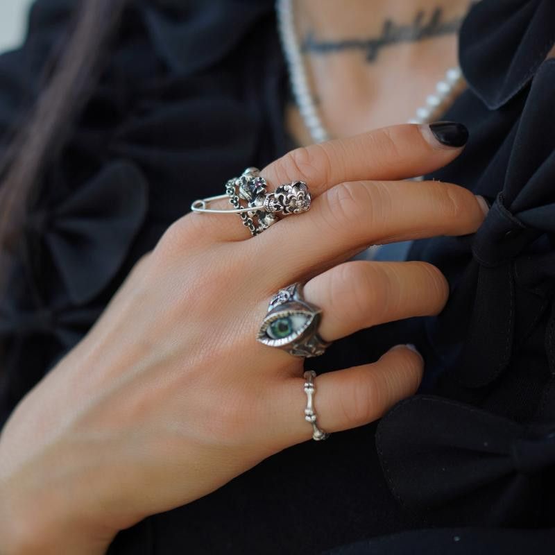 Jewelry Future Jewelry Rings Open Size Chrome Ring (Size 7-13) Size ONE SIZE - 3 Thumbnail