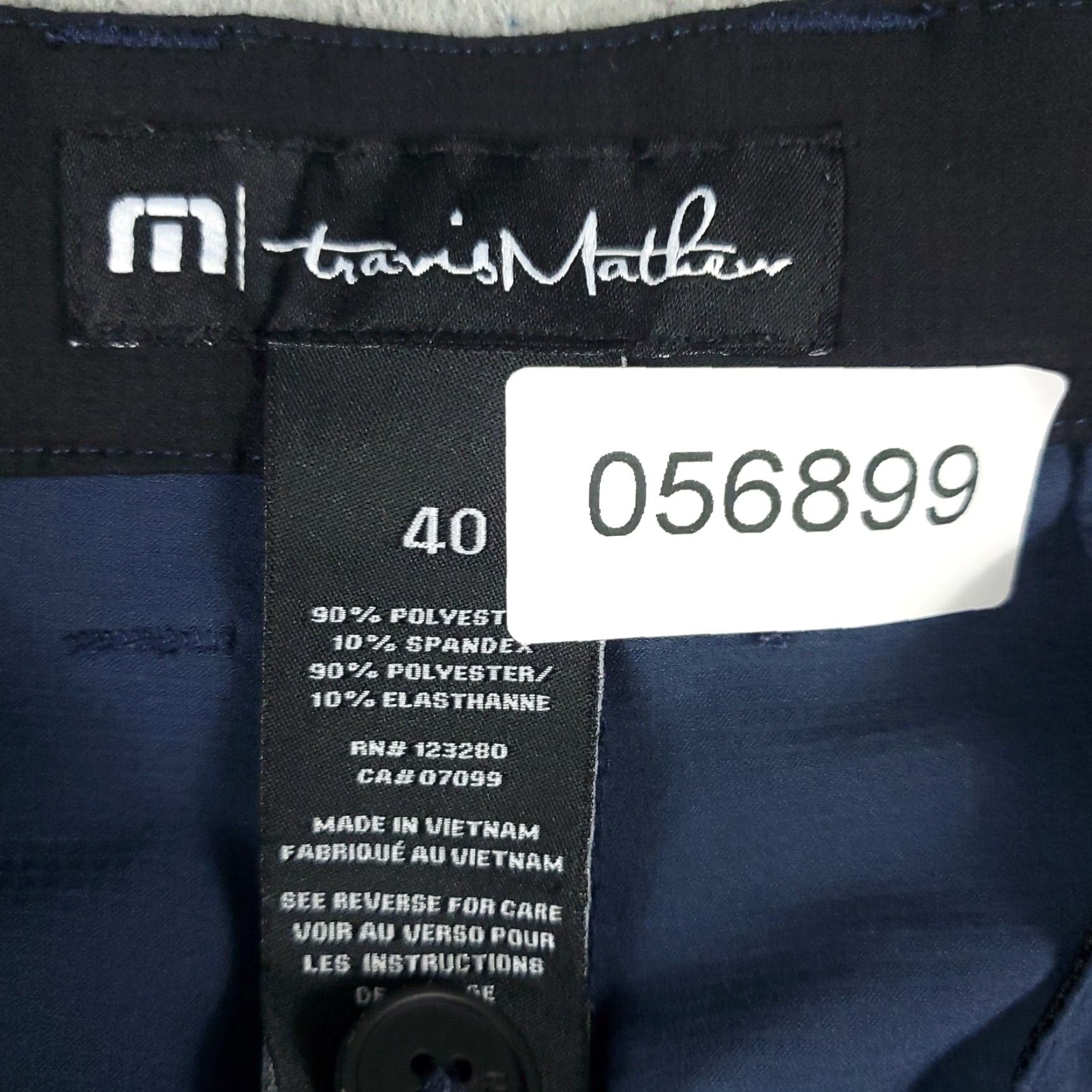TravisMathew Travis Mathew Shorts Mens Size 40 Blue Golf Casual Flat Front Chino Size US 40 / EU 56 - 8 Thumbnail