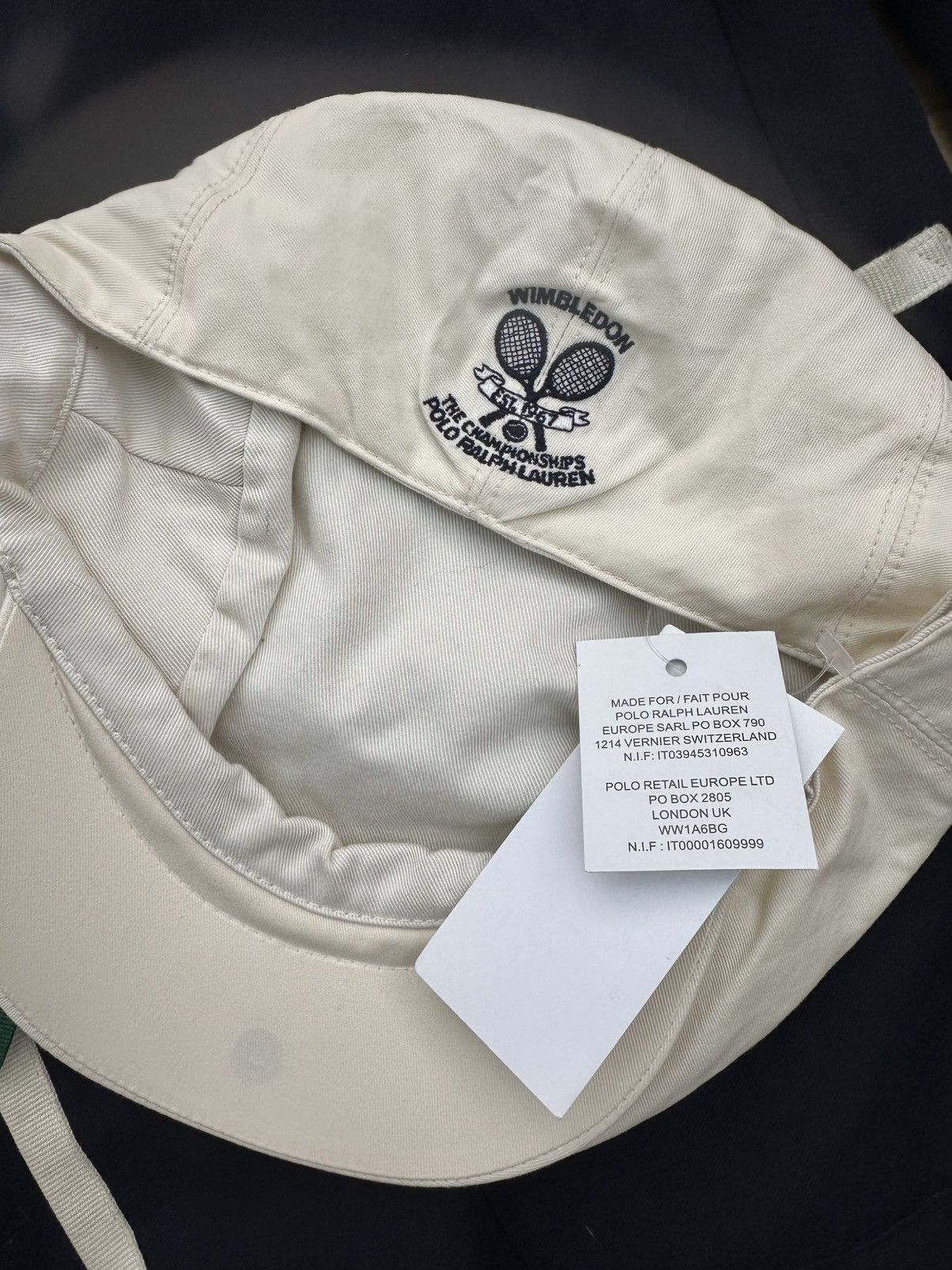 Polo Ralph Lauren Wimbledon Tennis line judge blazer, tie and cap Size 40S - 11 Thumbnail
