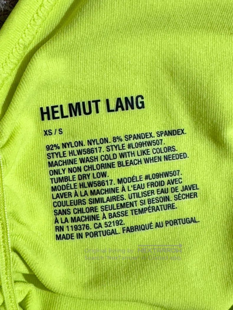 Helmut Lang Helmut Lang Ruffled Tight Long Sleeve Size S / US 4 / IT 40 - 4 Thumbnail
