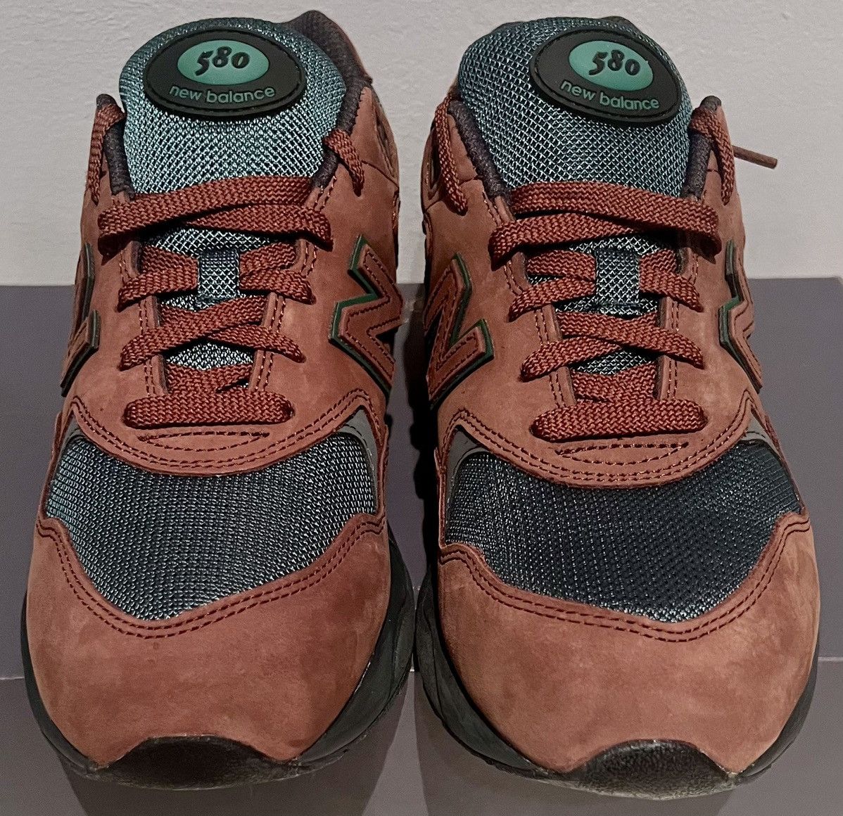 New Balance × Other Authentic New Balance 580 Beef and Broccoli 9.5 Mahogany Size US 9.5 / EU 42-43 - 2 Thumbnail