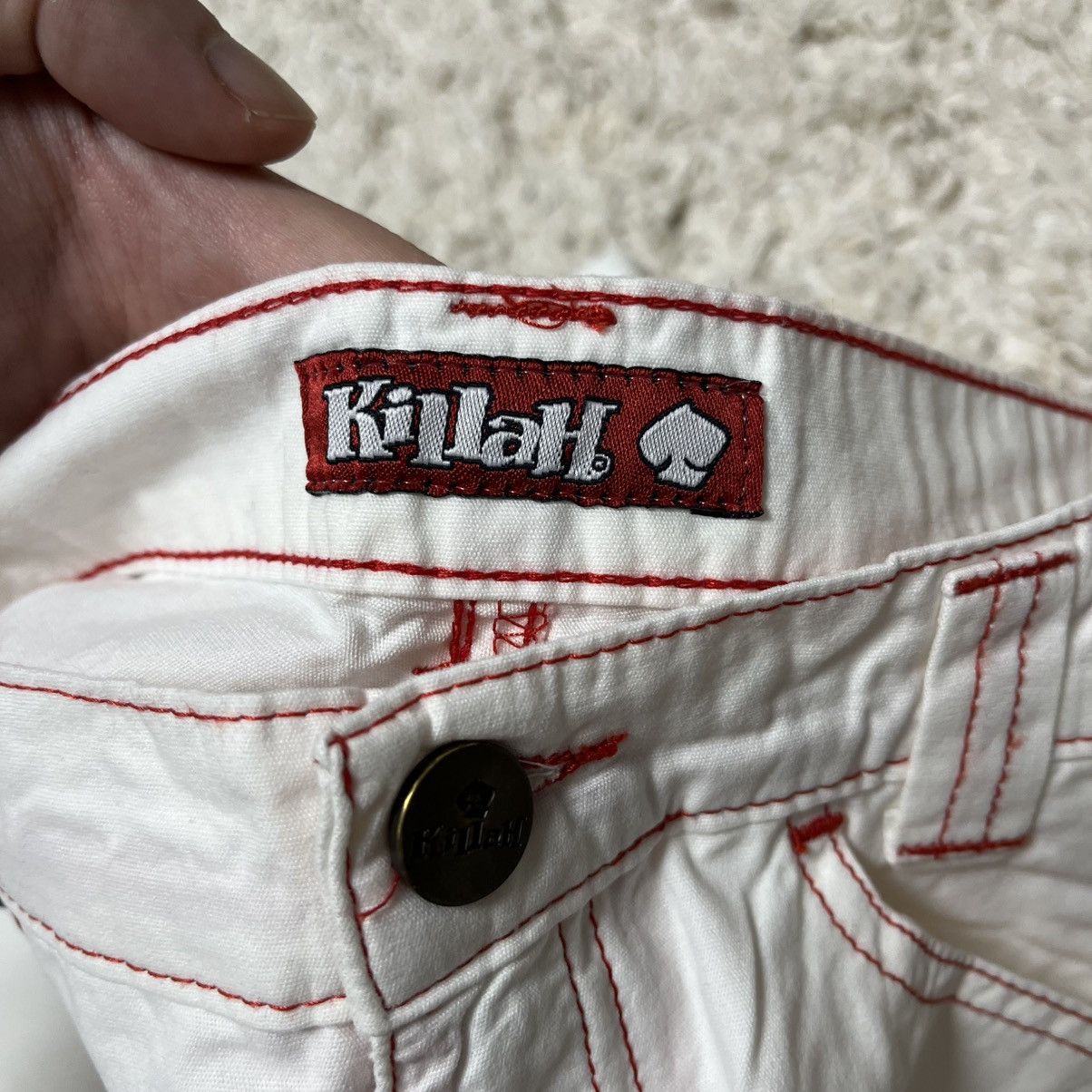 Miss Sixty DEADSTOCK 2000s Killah by Miss Sixty Wide Baggy Skater Pants Size 27" / US 4 / IT 40 - 3 Thumbnail