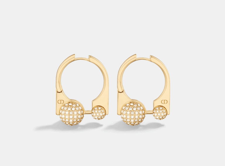 Dior o1w1db10126 E3197W Size : OS / Earrings in Gold/Silver Size ONE SIZE - 2 Thumbnail