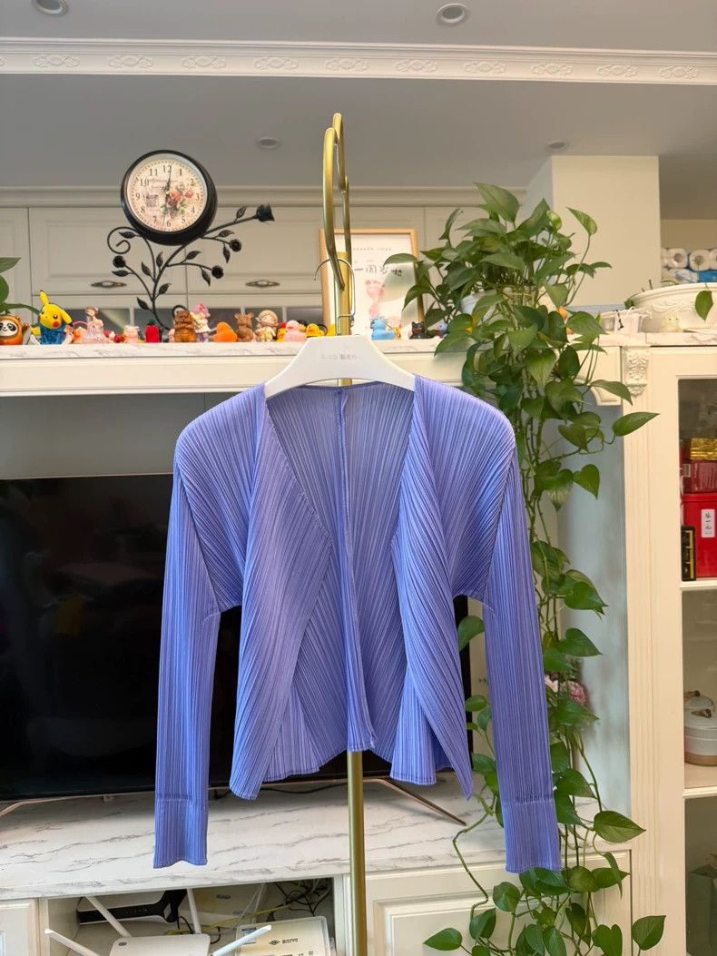 Issey Miyake Issey Miyake size:3 Purple cardigan Size XS / US 0-2 / IT 36-38 - 2 Thumbnail