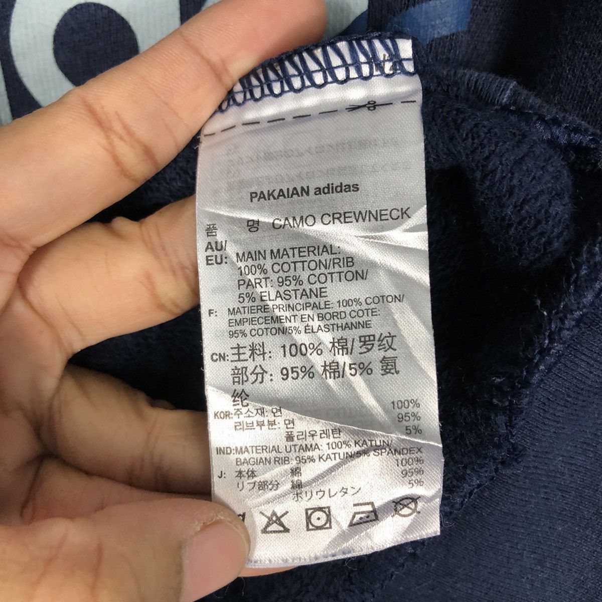 Adidas 📌Vintage Sweatshirt Adidas Big Logo Over Print Size US M / EU 48-50 / 2 - 15 Thumbnail