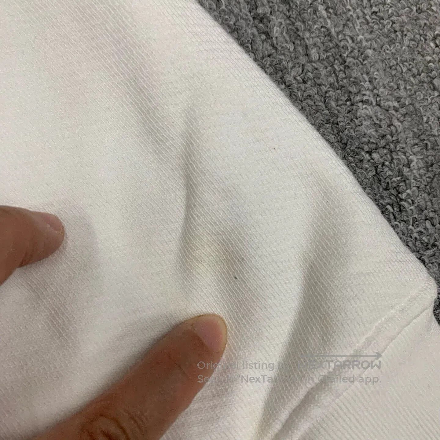 Maison Margiela maison margiela white embroidered logo sweatshirt. Size US M / EU 48-50 / 2 - 8 Thumbnail