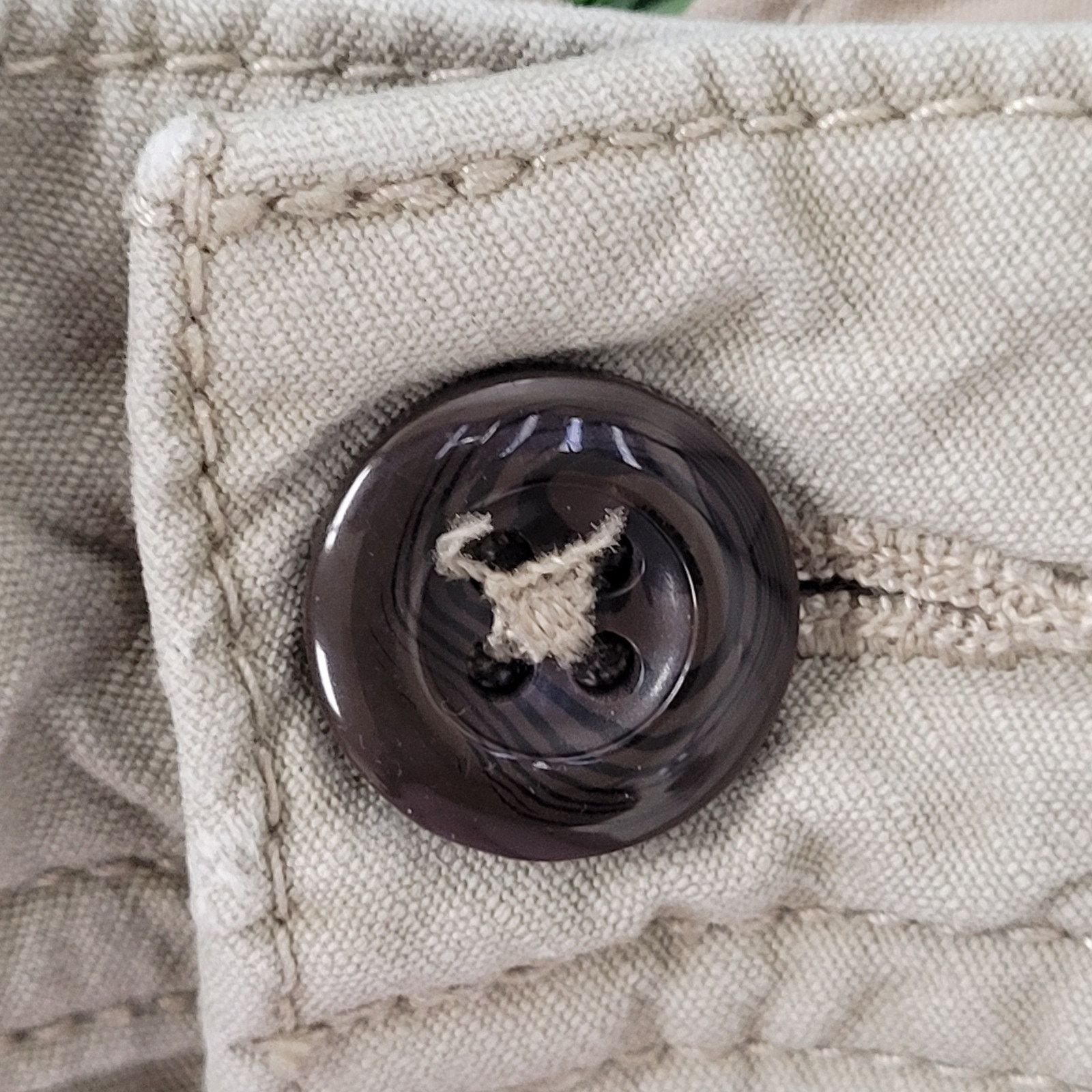 The North Face Vintage North-Face Cargo Shorts 36x9 Lined Khaki Beige Tan Size US 36 / EU 52 - 6 Thumbnail