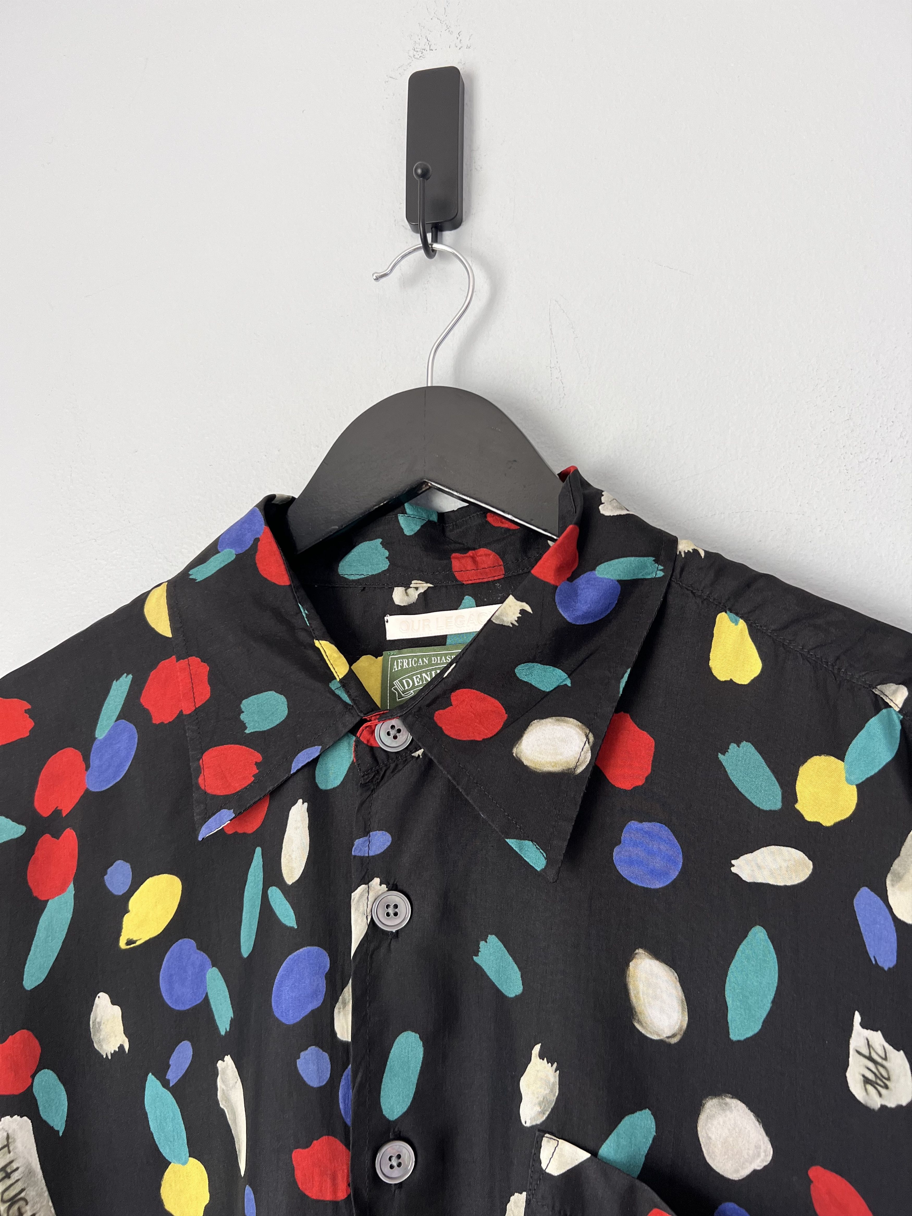 DENIM TEARS × Our Legacy Denim Tears Our Legacy Notebook Print Borrowed Shirt Size US XL / EU 56 / 4 - 2 Thumbnail