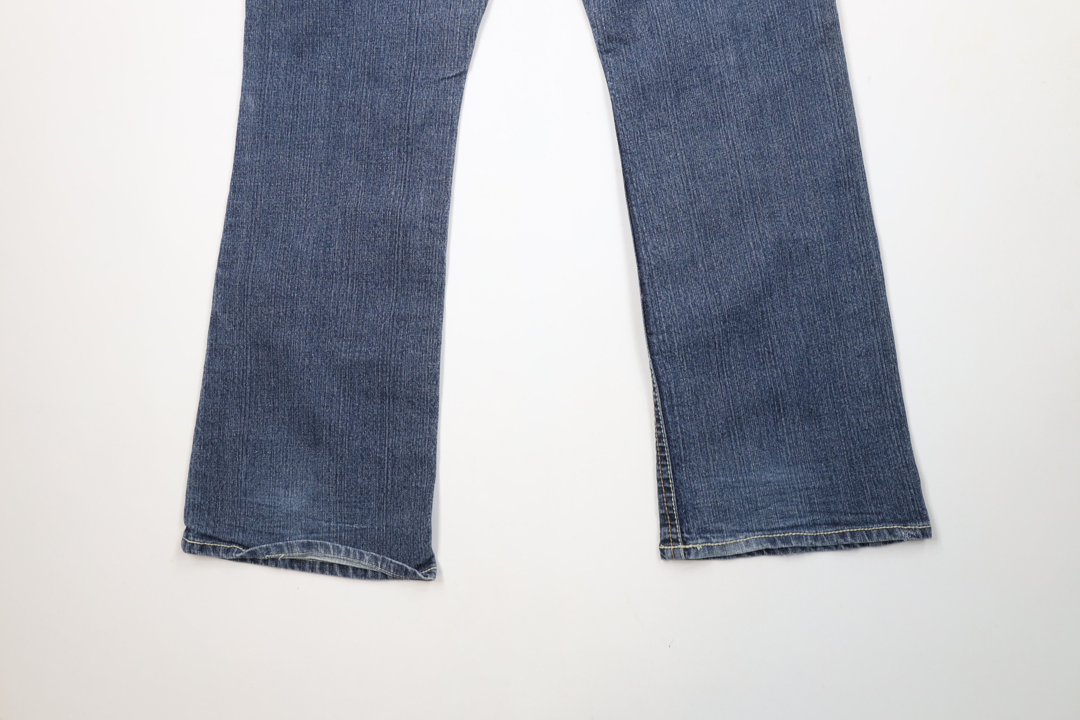 Vintage Vintage 90s Y2K Babydoll Stretch Flared Wide Leg Denim Jeans Size 40" / US 18 - 12 Thumbnail