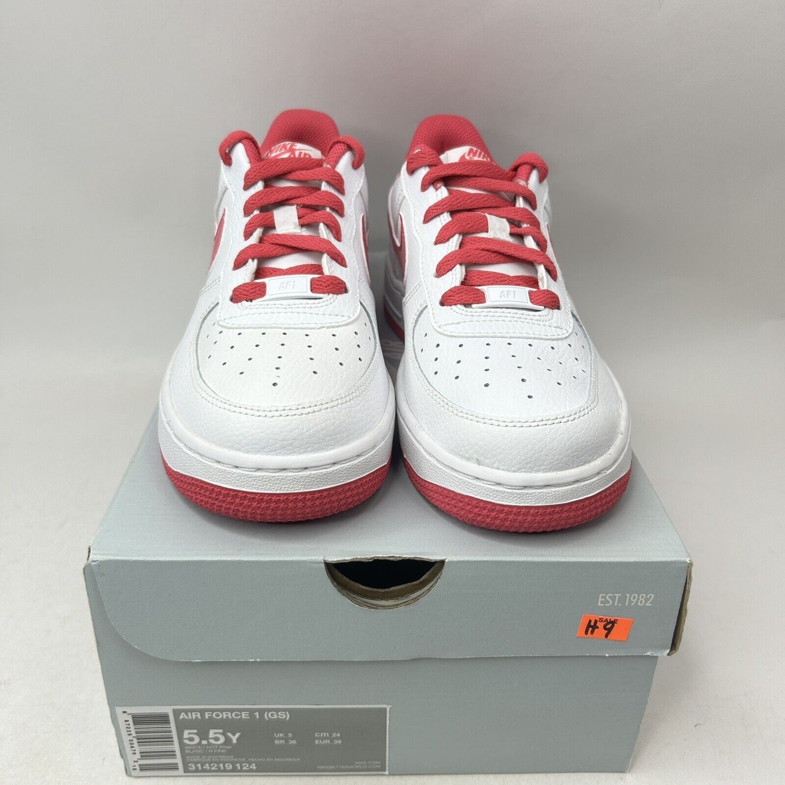 Nike Nike Air Force One GS “White Pink” 2024 Size US 7 / IT 37 - 2 Thumbnail