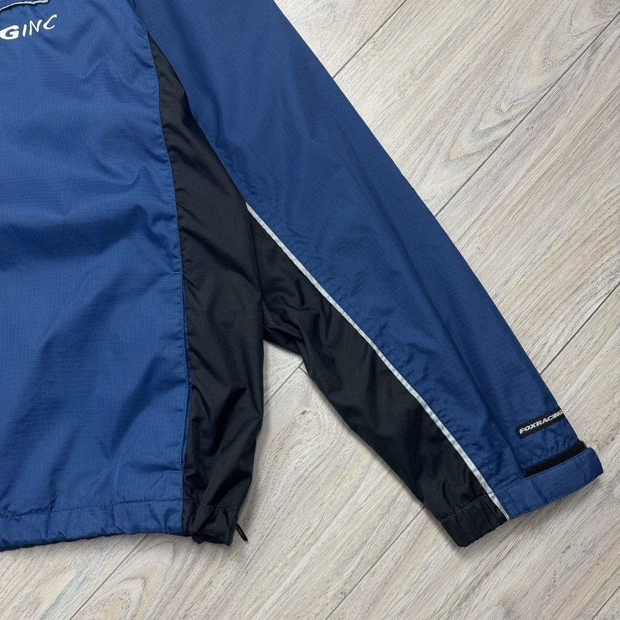 Fox Racing Vintage 90s FOX Racing Polyester 1/4 Zip Light Jacket Size US L / EU 52-54 / 3 - 8 Thumbnail