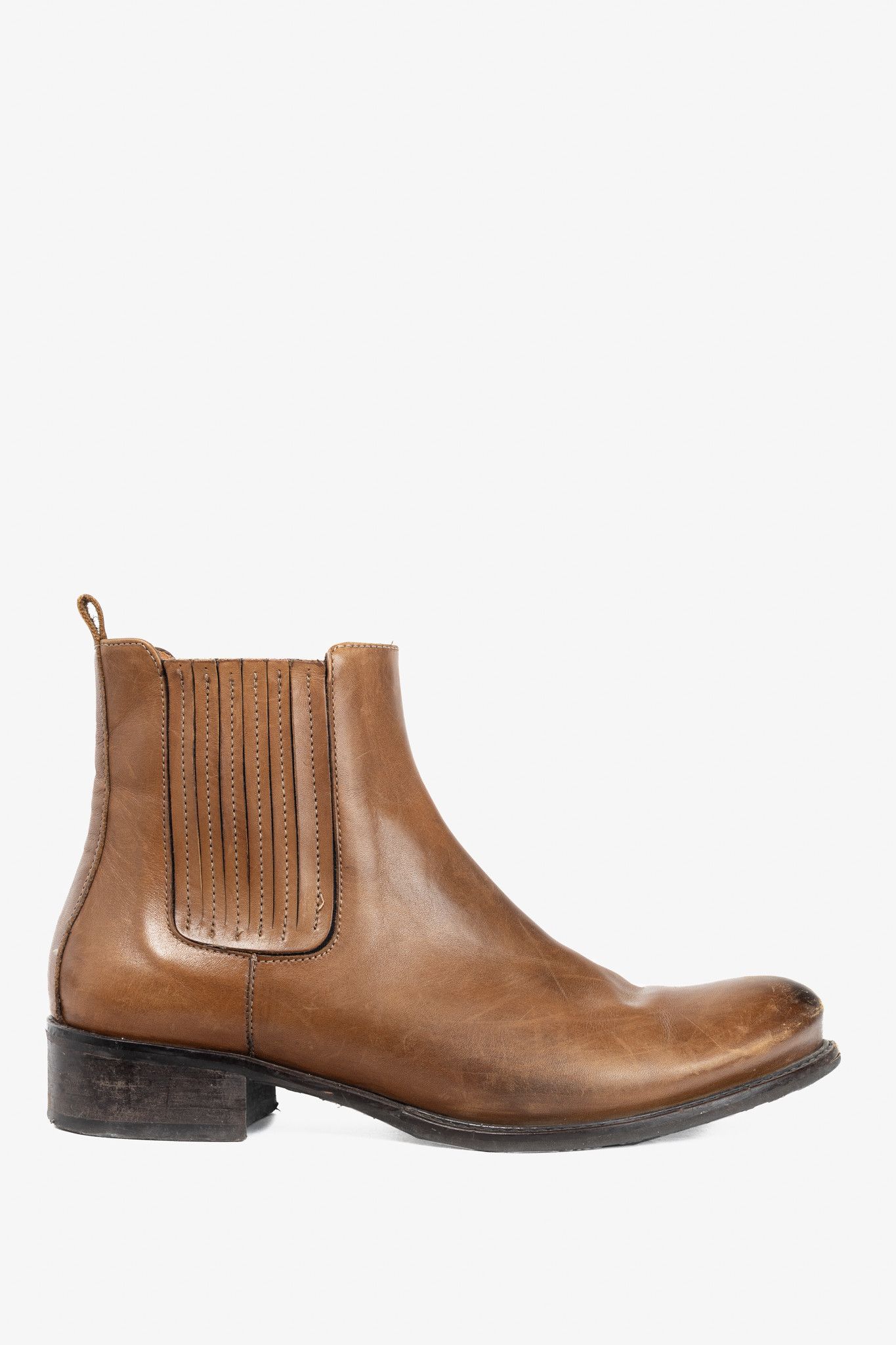 Ron White Ron White Brown Chelsea Ankle Boots Size US 8.5 / IT 38.5 - 1 Thumbnail