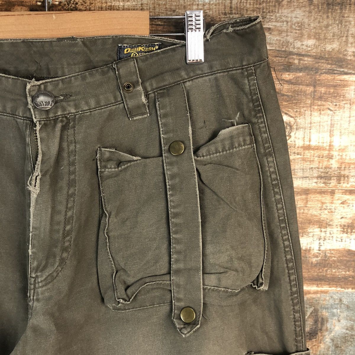 Japanese Brand × Oshkosh DL Oshkosh Green Cargo Multipocket Pants #C670 Size US 30 / EU 46 - 8 Thumbnail