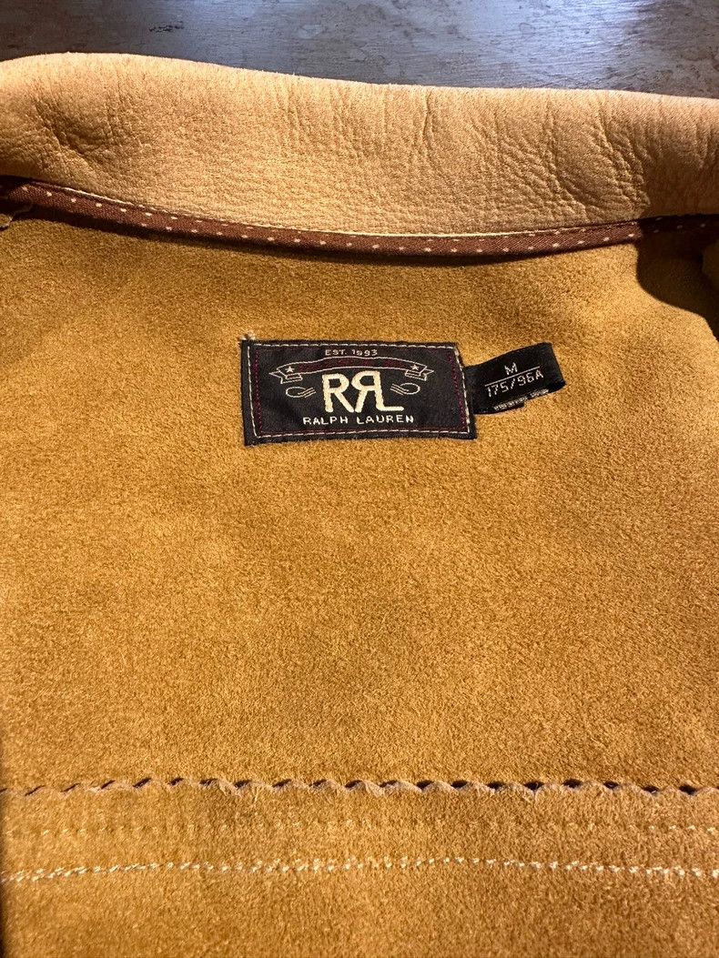 RRL Ralph Lauren RRL Ralph Lauren Make old deer leather jacket with Indian Size US M / EU 48-50 / 2 - 6 Thumbnail