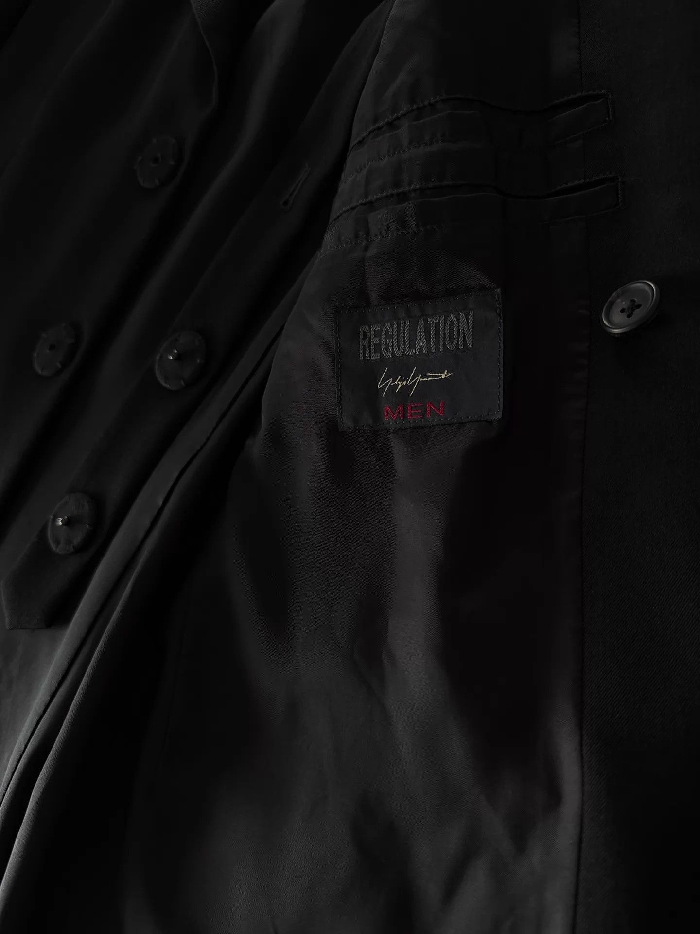 Yohji Yamamoto Yohji Yamamoto Reg 20AW DR.JKT 100% Gaba Wool Limited Coat Size US M / EU 48-50 / 2 - 7 Thumbnail