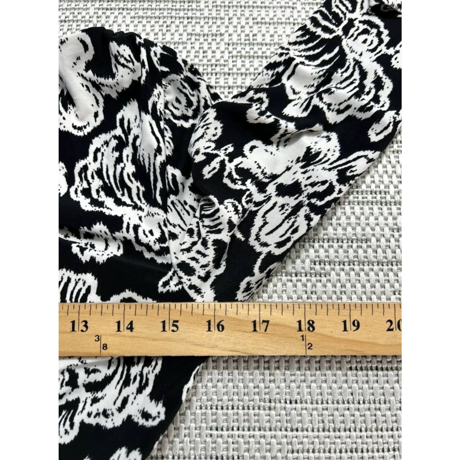 Ralph Lauren Lauren Ralph Lauren Sheath Dress Womens 4 Black White Floral Side Ruched Classic Size S / US 4 / IT 40 - 6 Thumbnail