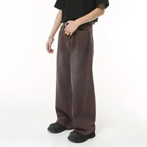 Japanese Brand Vintage Baggy Jeans Straight Pants Street Style Casual Size US 32 / EU 48 - 7 Thumbnail