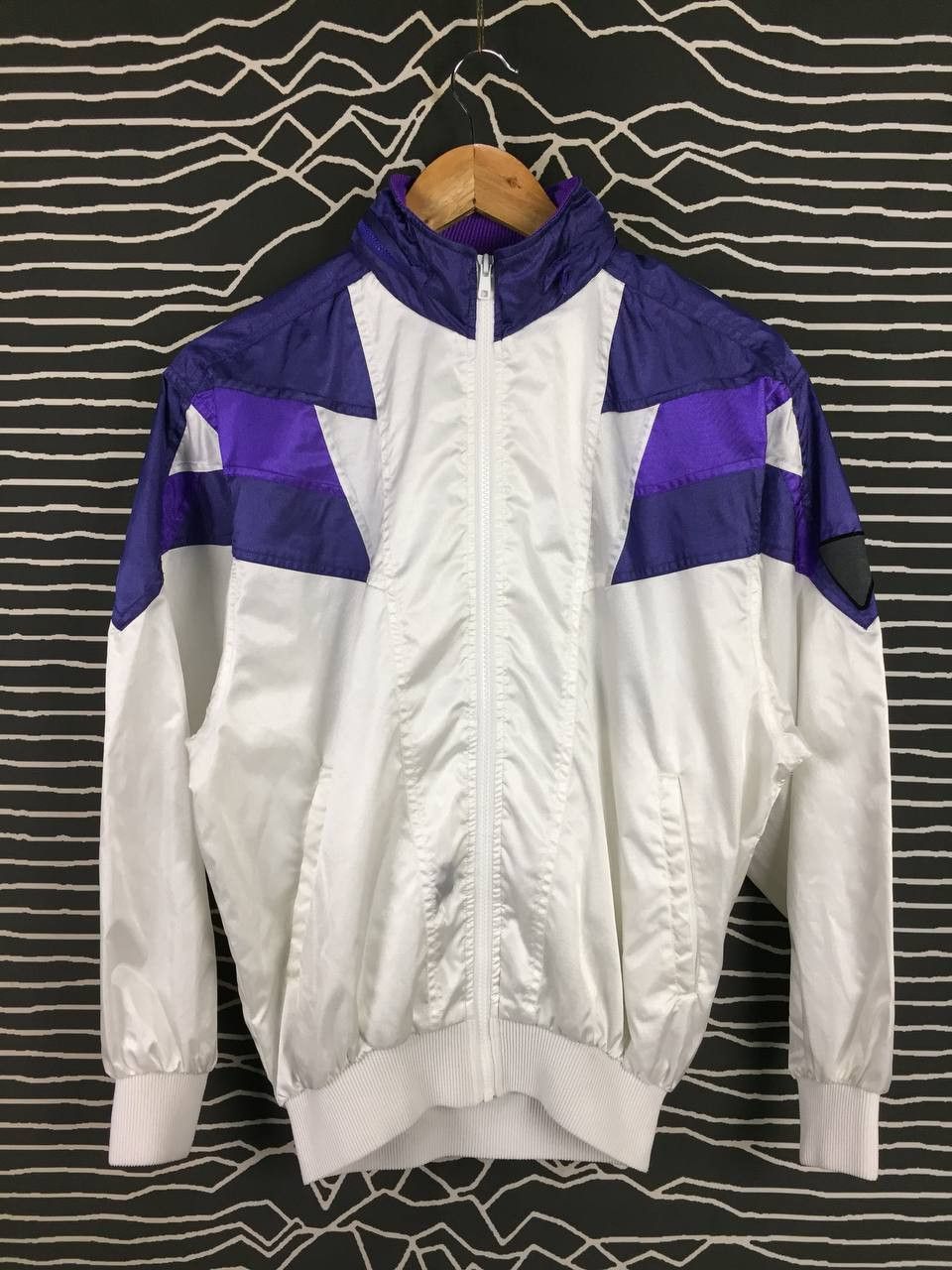 Asics Vtg 90s Asics MrDeporte Geometric Color Block Track Jacket Size US M / EU 48-50 / 2 - 1 Thumbnail