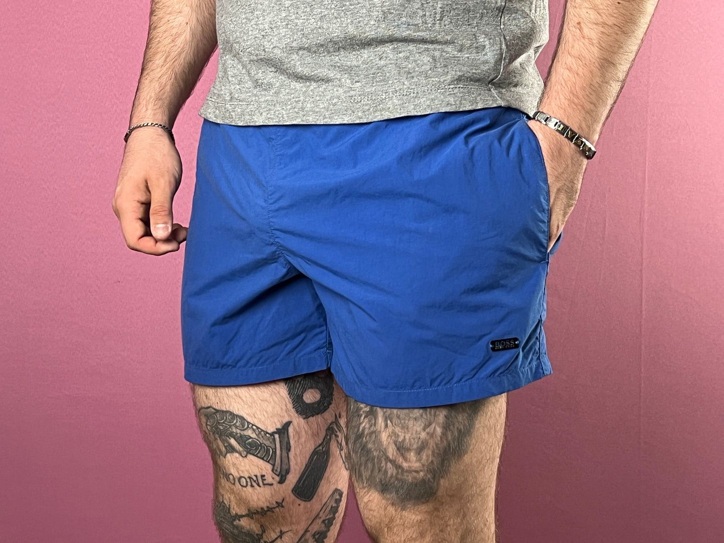 Hugo Boss × Vintage Hugo Boss Vintage Men's Swim Shorts - S Size US 30 / EU 46 - 3 Thumbnail