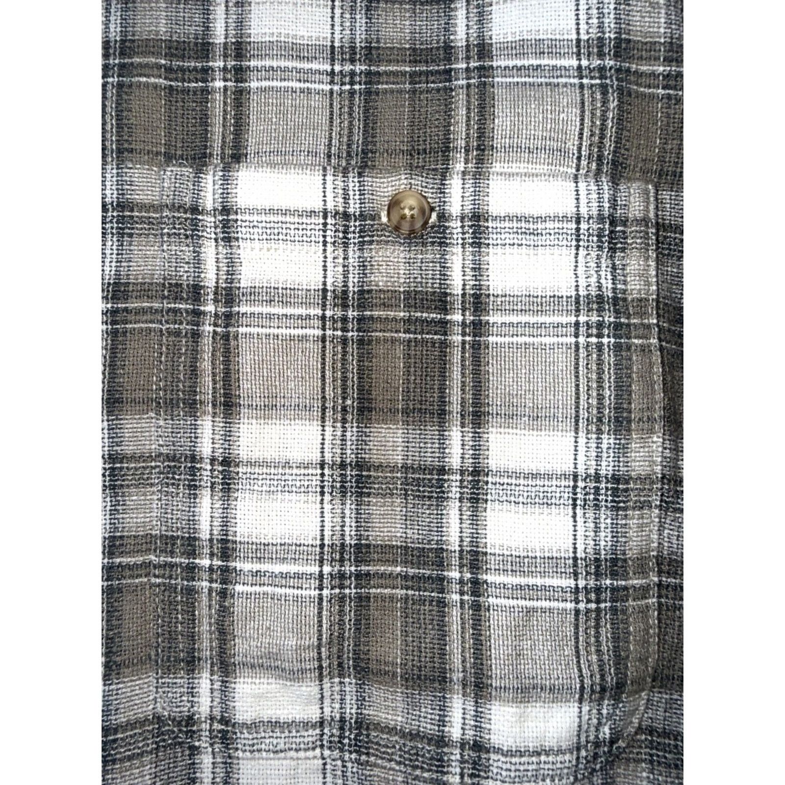 Vintage Duluth Button-Down Shirt Men’s 2XL Short Sleeve Green Beige Plaid Cotton Hemp Review: Classic Casual Outdoors Mens Shirt Size US XXL / EU 58 / 5 - 2 Thumbnail
