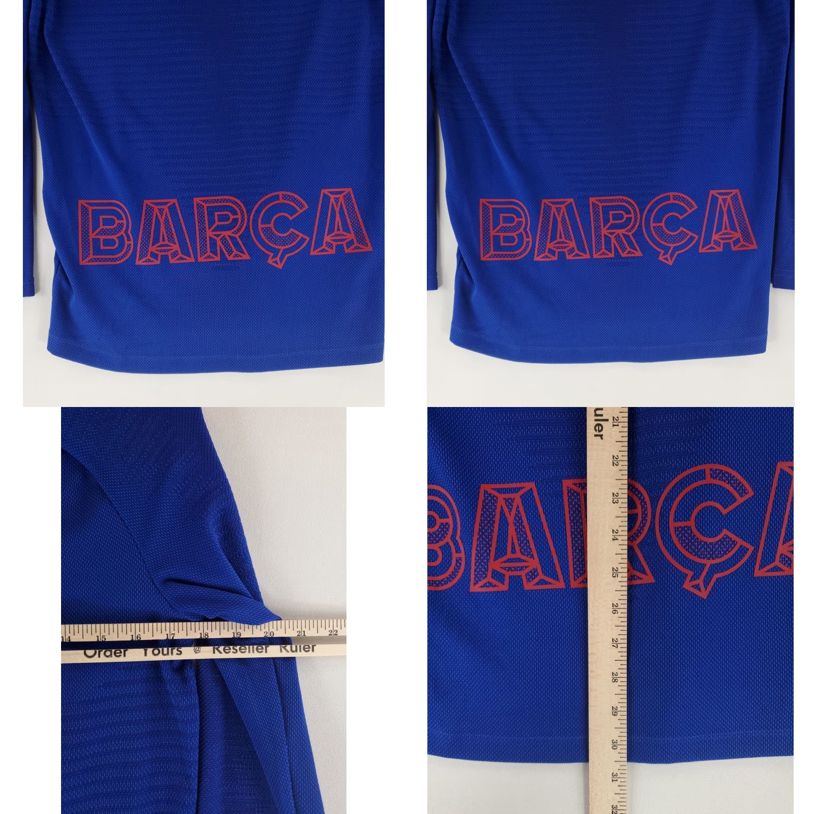 Nike Nike Vaporknit Barcelona FCB 1/4 Zip Pullover Shirt Long Sleeve Blue Mens S NWT Size US S / EU 44-46 / 1 - 8 Thumbnail