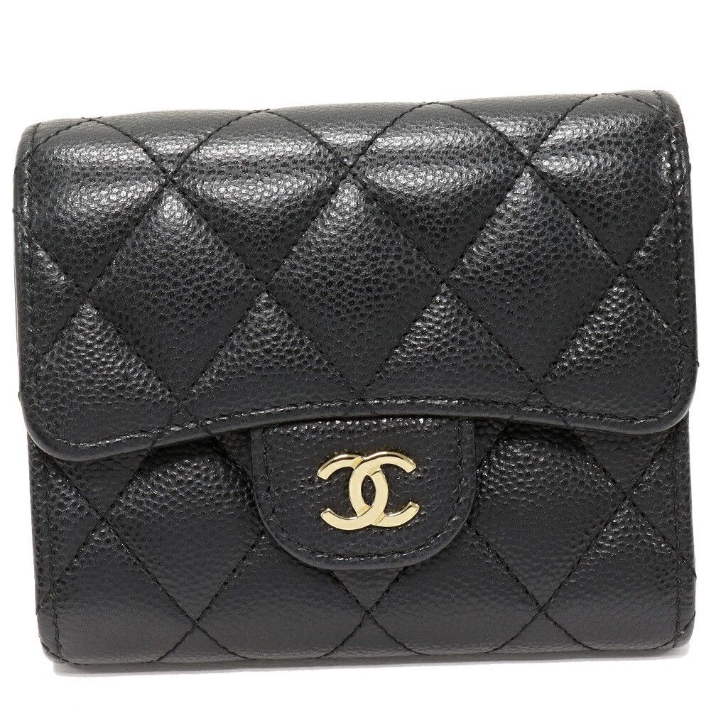 Chanel Chanel Chanel Timeless Classic leather compact wallet Leather Short Wallet AP0229 B10583 C3906 DUTY FREE for USA Size ONE SIZE - 1 Thumbnail
