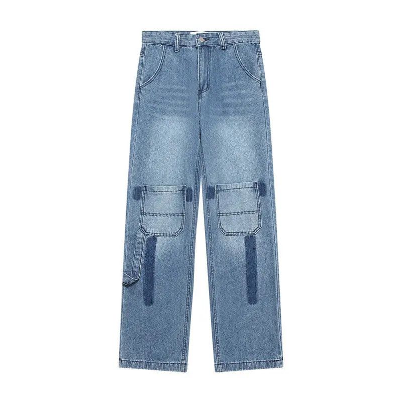 Japanese Brand × Jean Retro loose high street pocket jeans Size US 32 / EU 48 - 3 Thumbnail