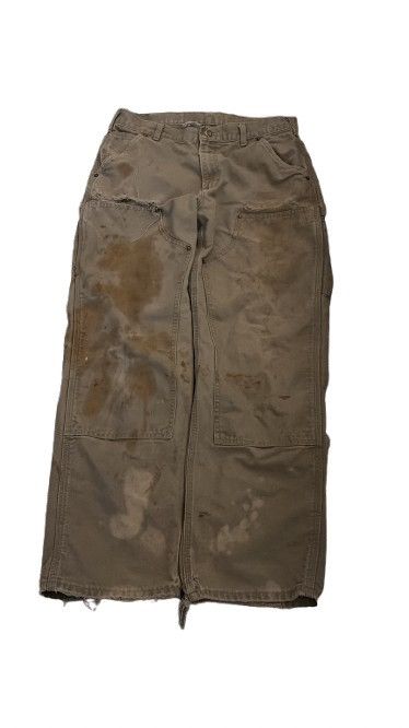PERFECT THRASHED Distressed Carhartt Double Knees