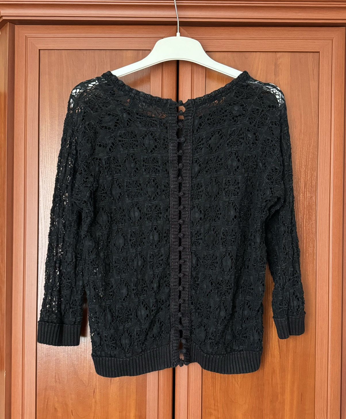 Isabel Marant × Isabel Marant Etoile × Vintage Isabel Marant 1 black mesh knitwear sweater long sleeve Size S / US 4 / IT 40 - 15 Thumbnail