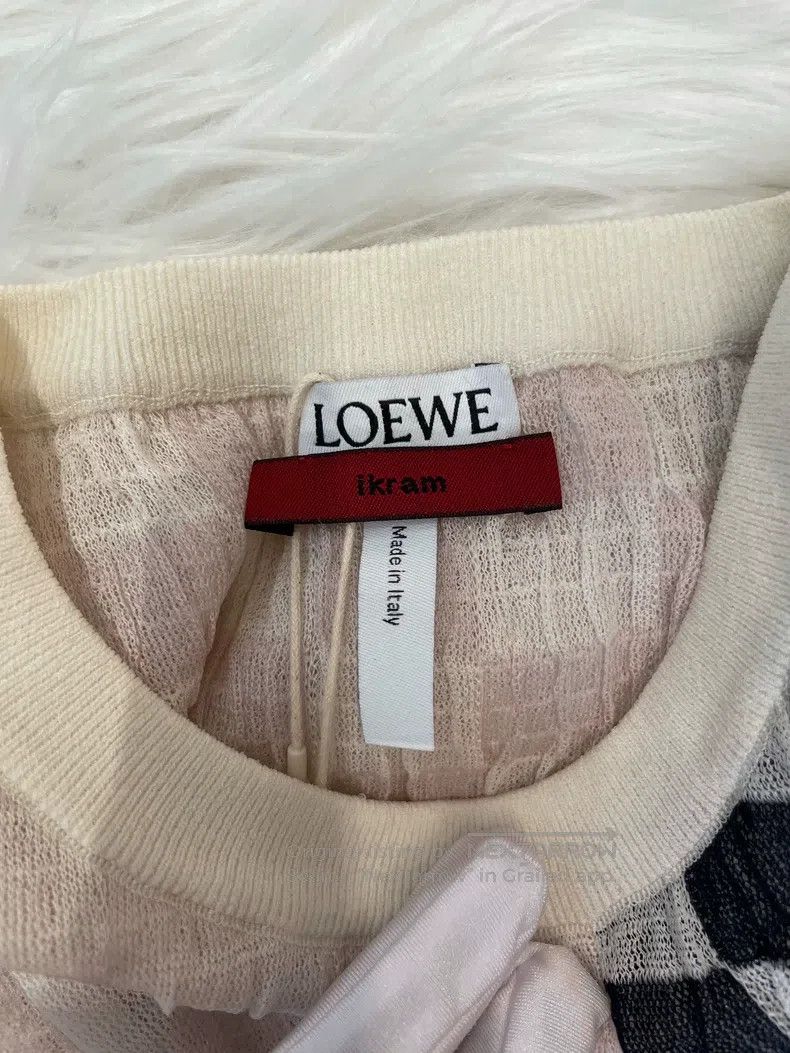Loewe LOEWE Color Blocked Silk Short-Sleeve T-Shirt Size M / US 6-8 / IT 42-44 - 3 Thumbnail