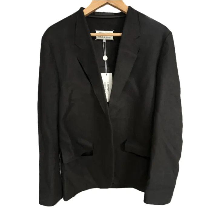 Maison Margiela Maison Margiela Black Wool Blazer Jacket 0079 Size US L / EU 52-54 / 3 - 1 Thumbnail