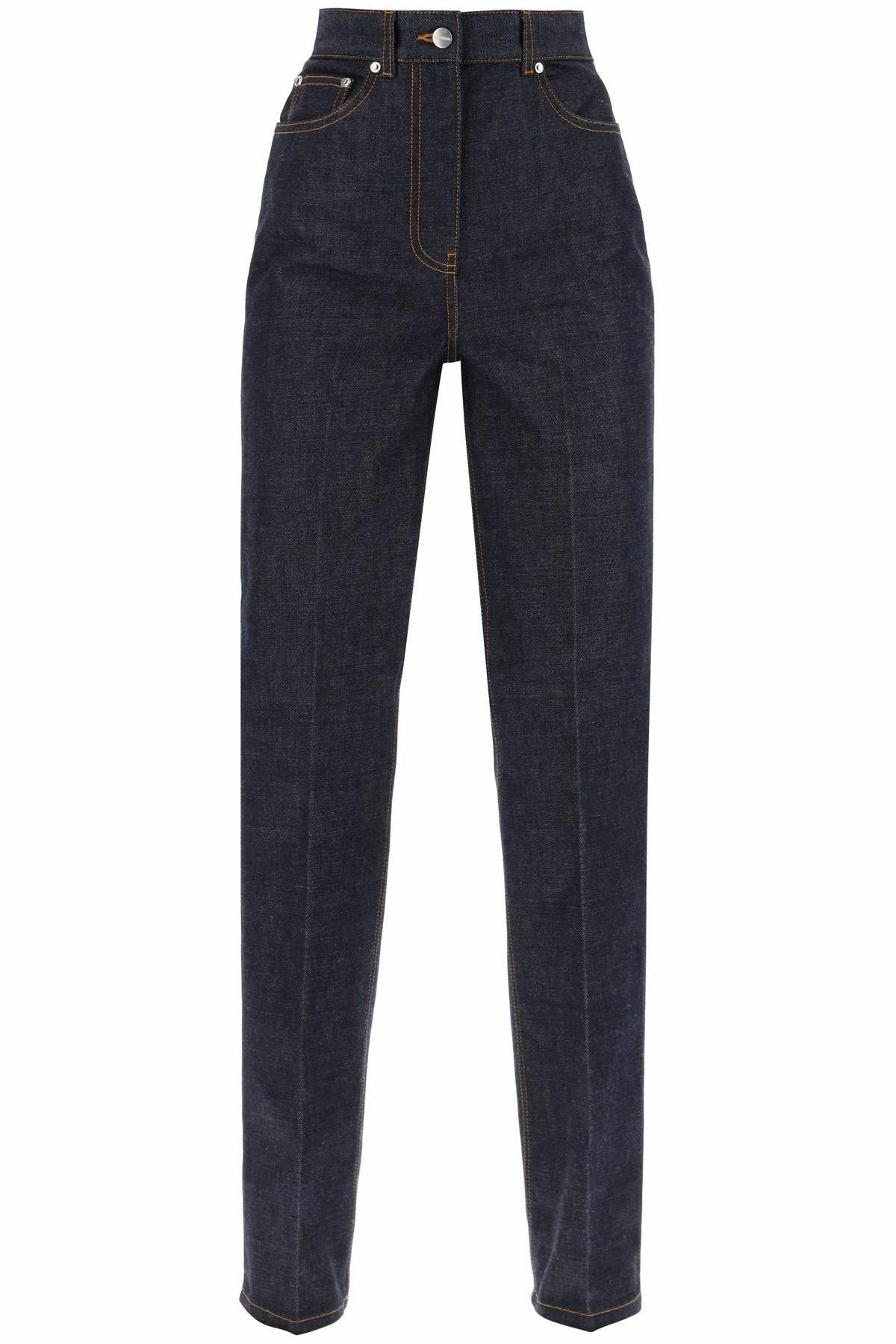 Salvatore Ferragamo o1y0426 Denim Pant in Blue Size 28" / US 6 / IT 42 - 1 Thumbnail