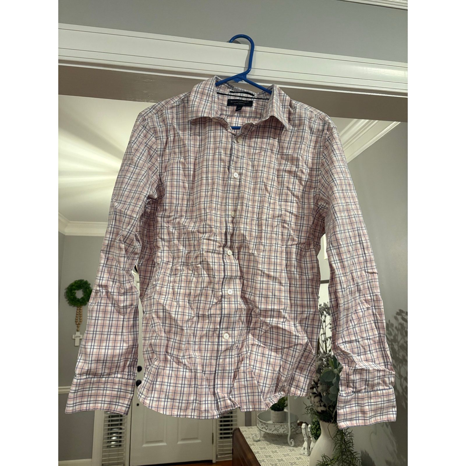 Banana Republic Banana Republic Men’s Non-IronButton-Down Shirt Size M Size US M / EU 48-50 / 2 - 4 Thumbnail