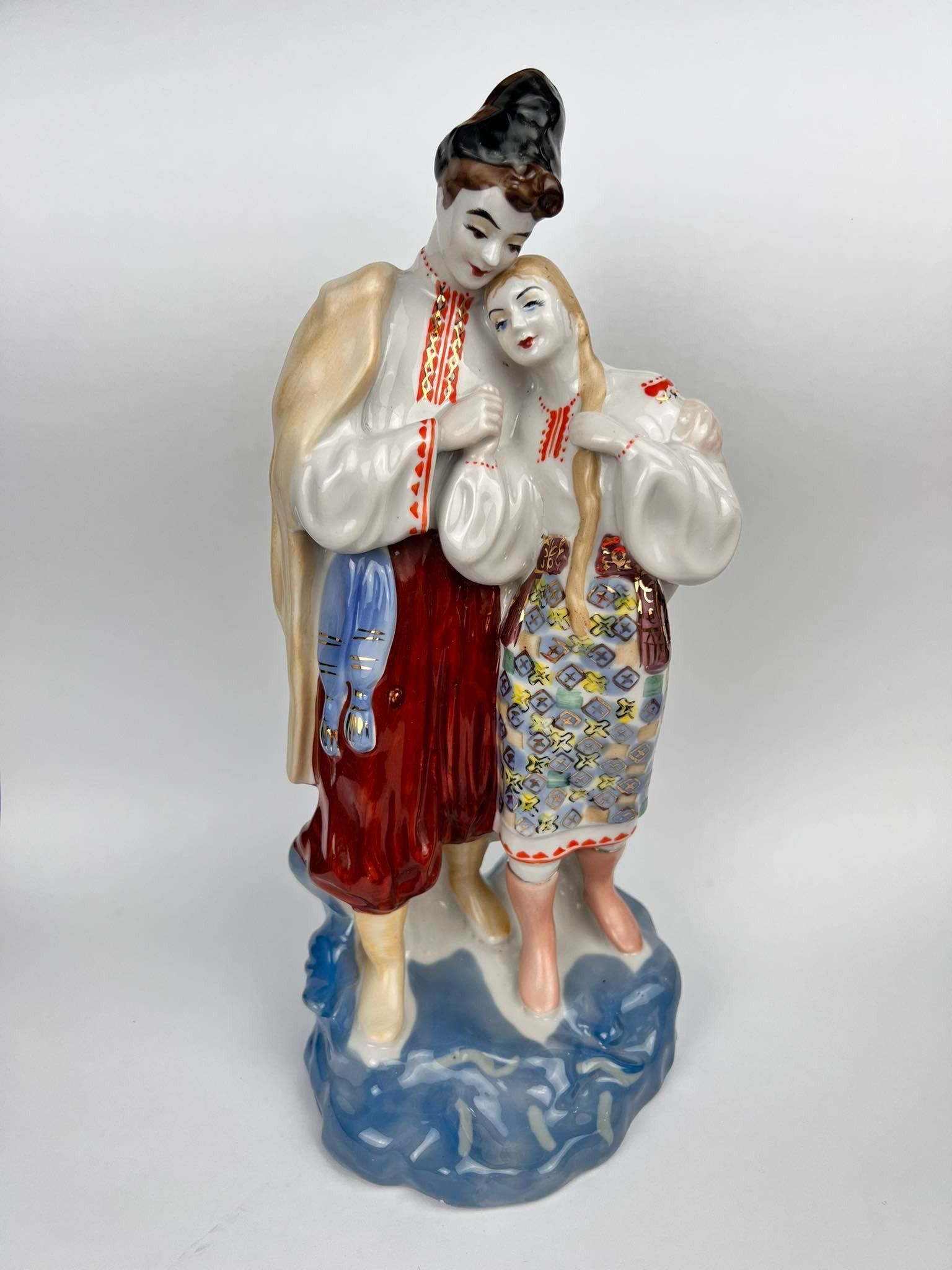 Vintage 1970 Polonne Vintage Soviet Porcelain Statue Ukraine 10.6 Size ONE SIZE - 1 Thumbnail