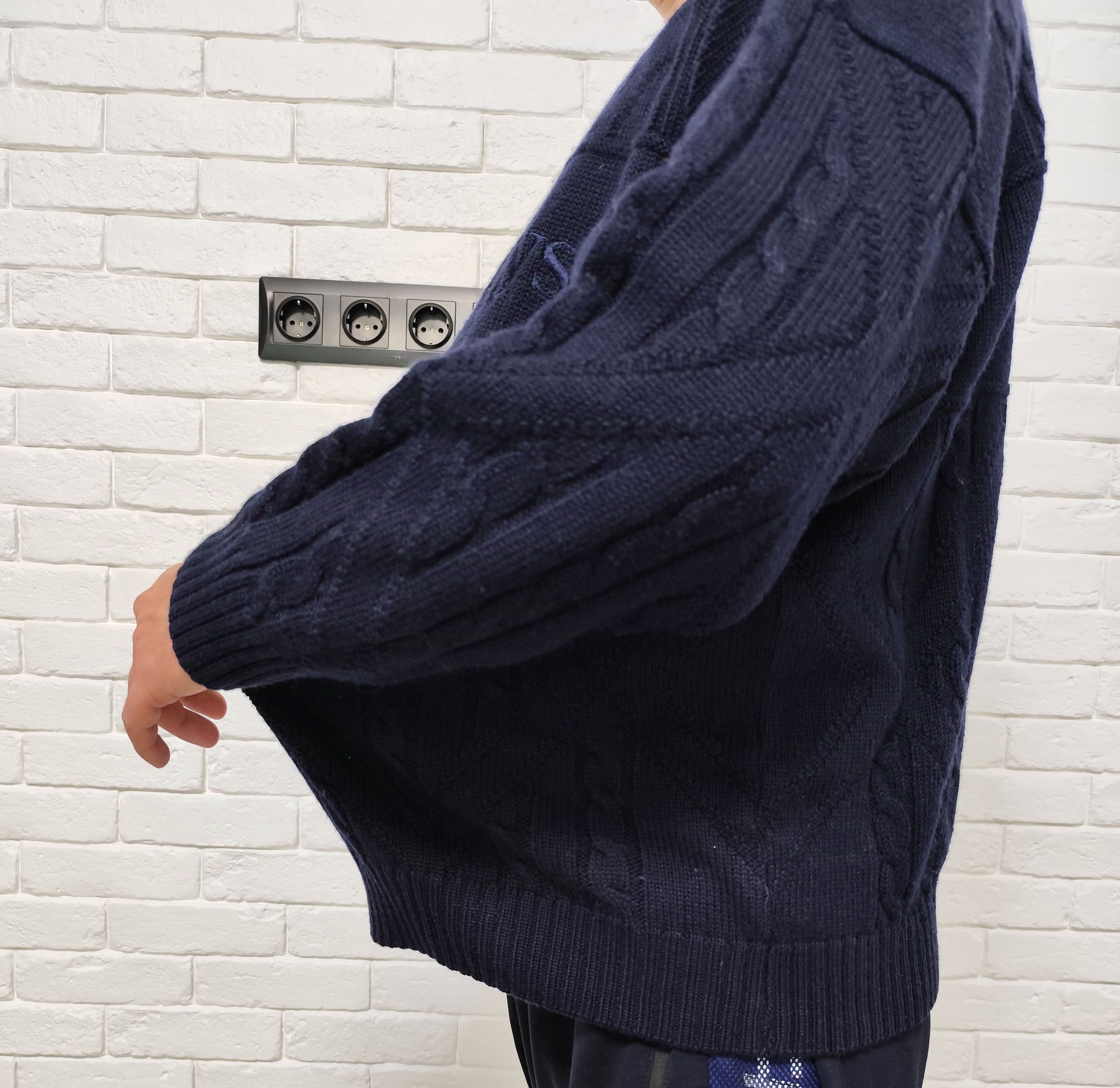 Burberry Streetwear Vintage Burberry’s big logo knitted sweater Size US XXL / EU 58 / 5 - 8 Thumbnail