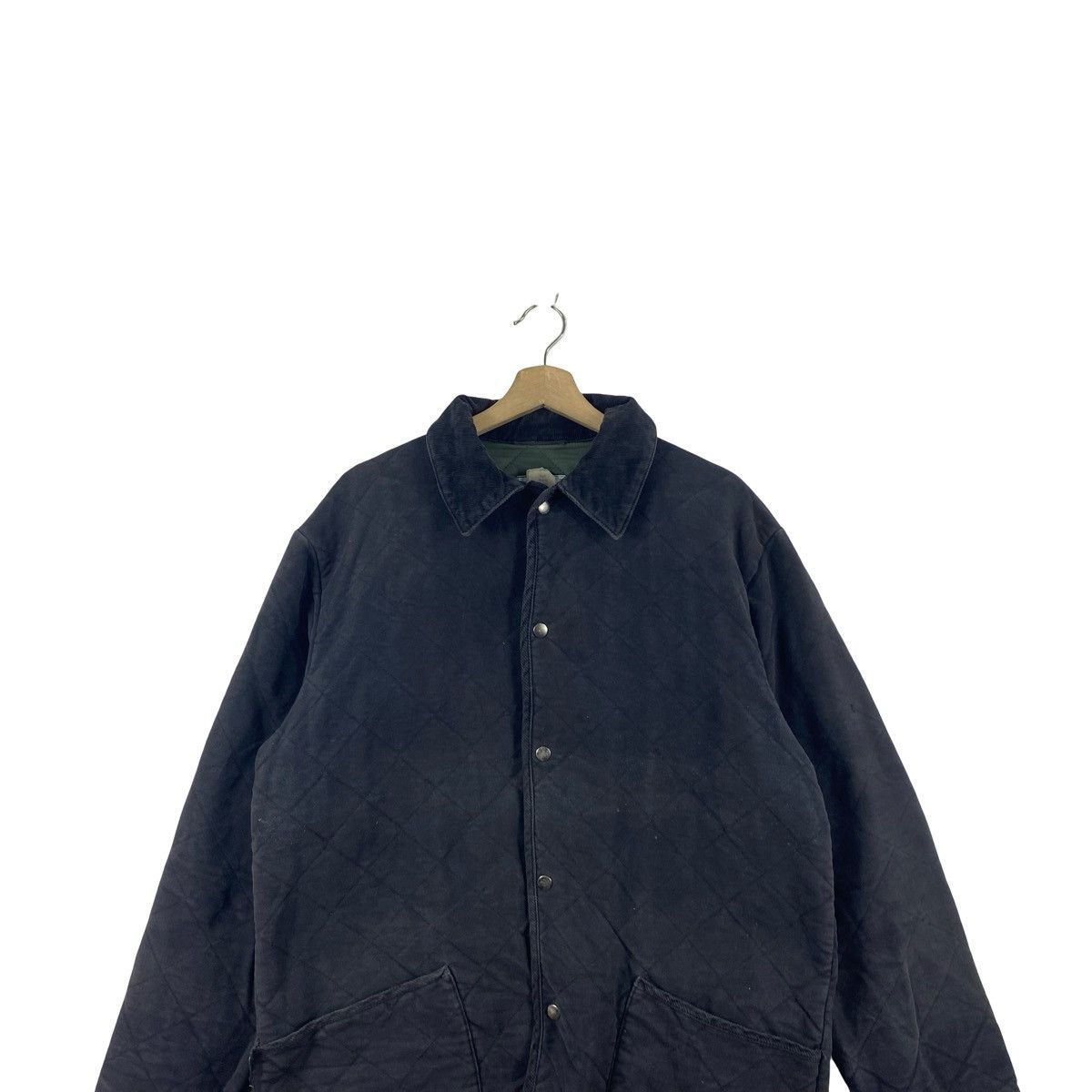 Vintage Vintage BARNEY’S NEW YORK Quilted Work Jacket Snap Button Size US L / EU 52-54 / 3 - 2 Thumbnail