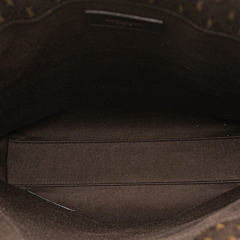 Saint Laurent Paris Saint Laurent Le Monogram Toy Shopping Tote Brown Size ONE SIZE - 4 Thumbnail