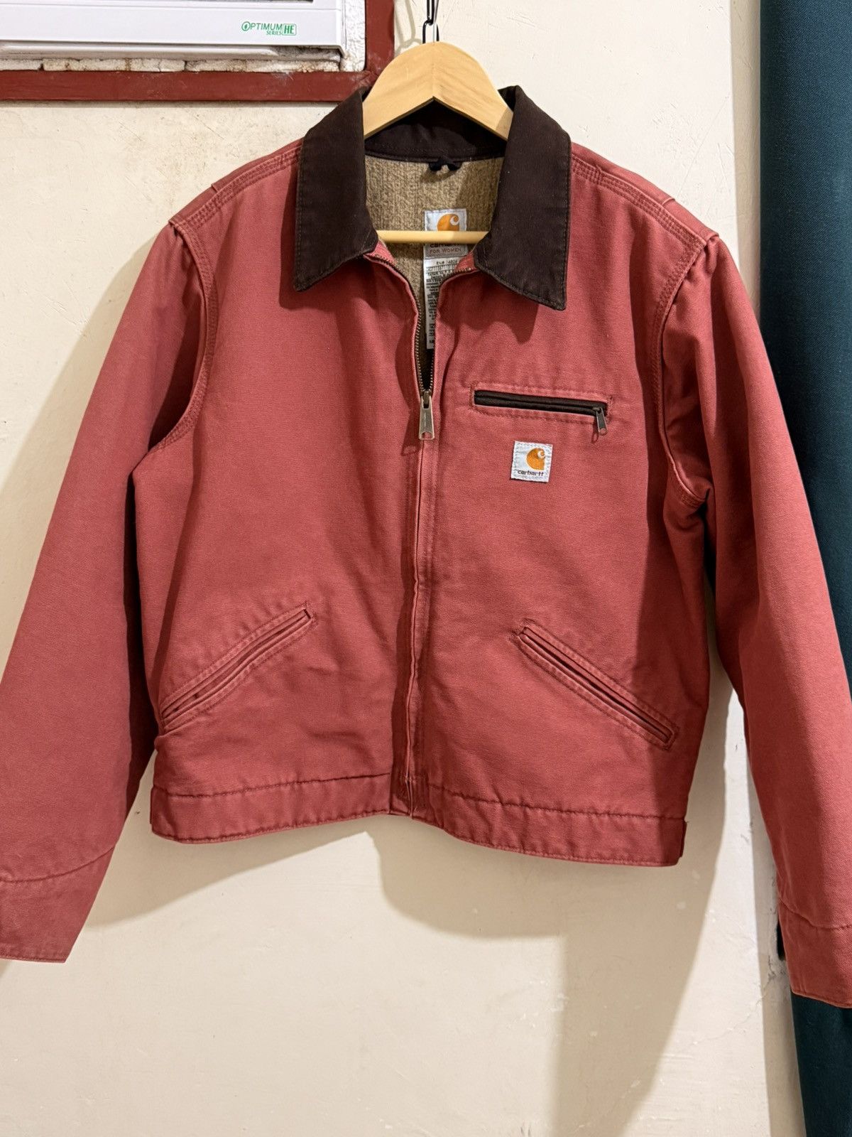Carhartt Vintage Carhartt Detroit Jacket 2007 WJ97 VRS (Salmon) Size US M / EU 48-50 / 2 - 1 Thumbnail