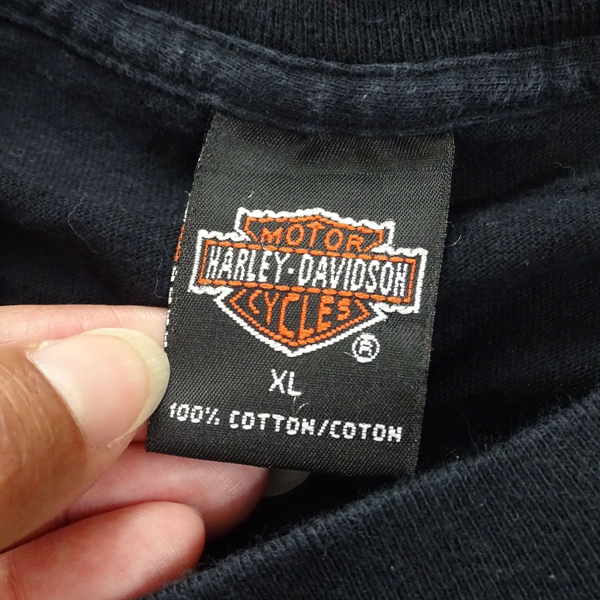 Harley Davidson Harley Davidson 1997 95th Anniversary Black Graphic T-Shirt Size US XL / EU 56 / 4 - 6 Thumbnail
