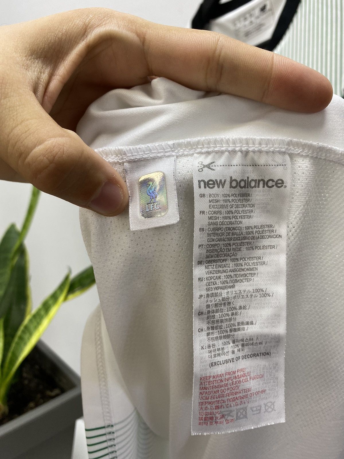 New Balance 2017 2018 Liverpool New Balance Away Soccer Jersey Size US XXL / EU 58 / 5 - 17 Thumbnail